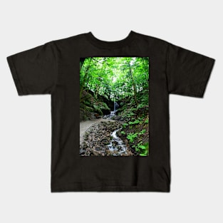 Horseshoe Falls - Munising, MI Kids T-Shirt